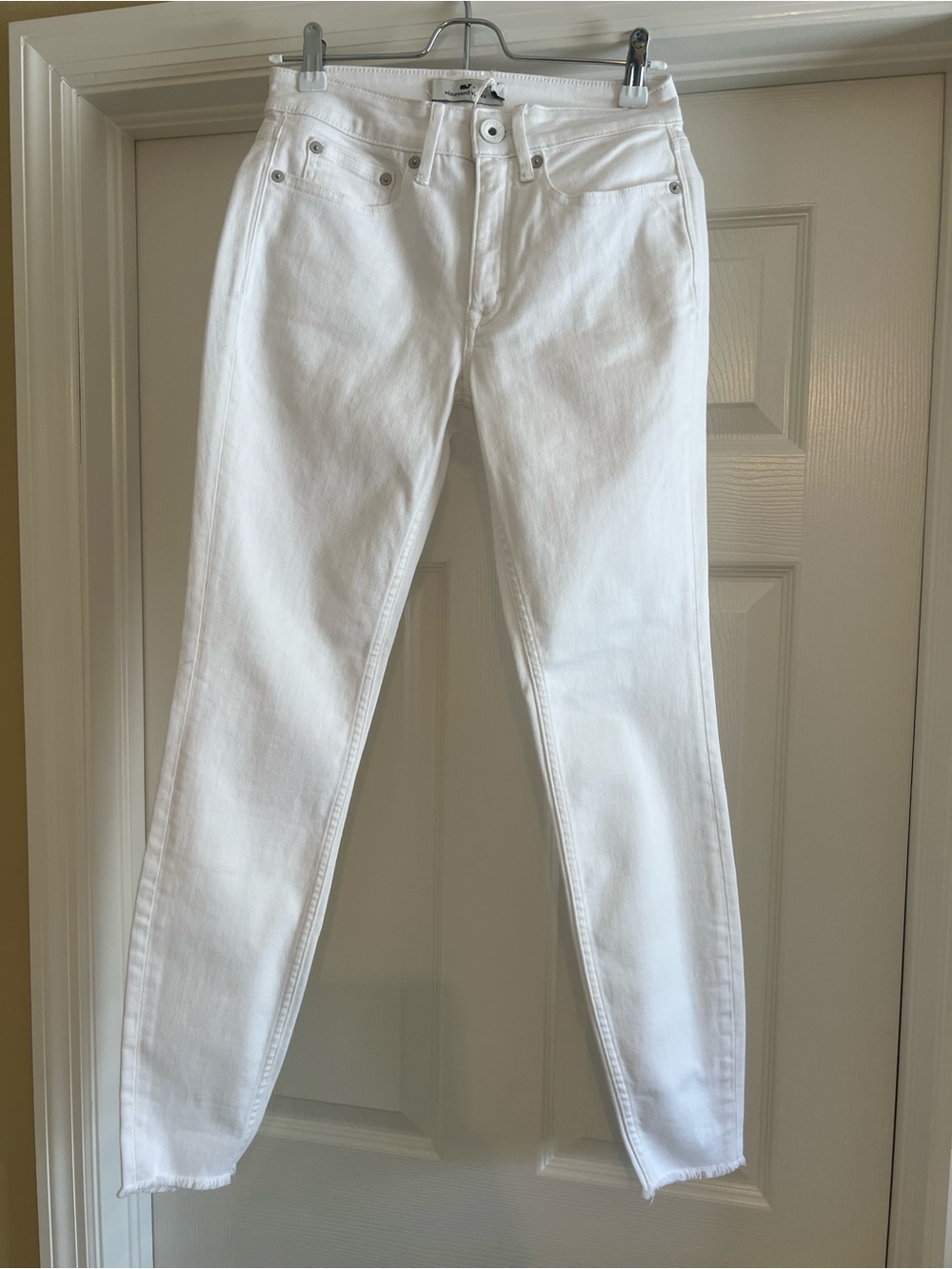 Vineyard Vines Jamie High Rise White Skinny Jeans